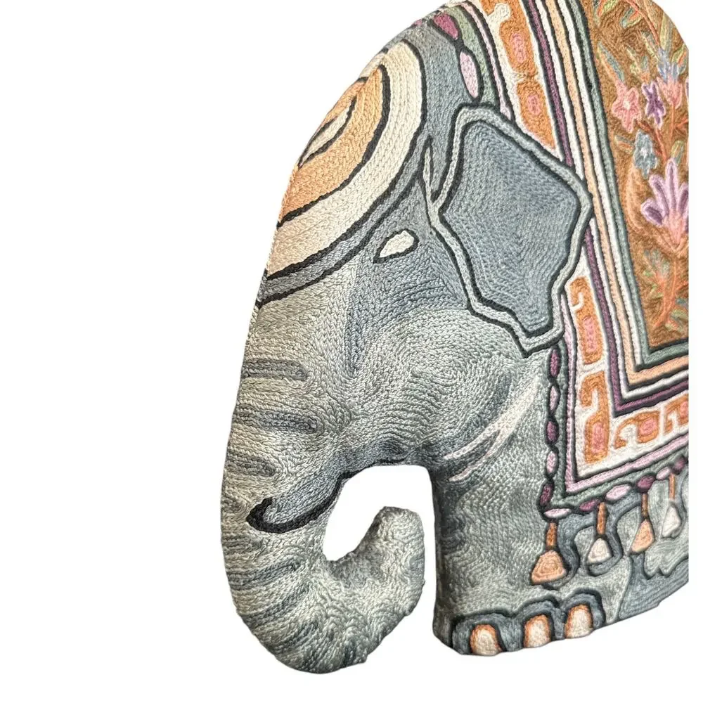Hand Embroidered Multicolored Elephant Tea Cozy